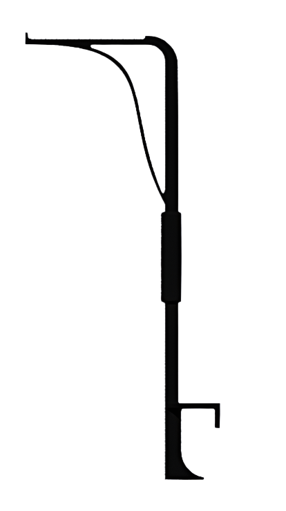 Hang-On-Back Aquarium Light Riser | 12 inch Height |