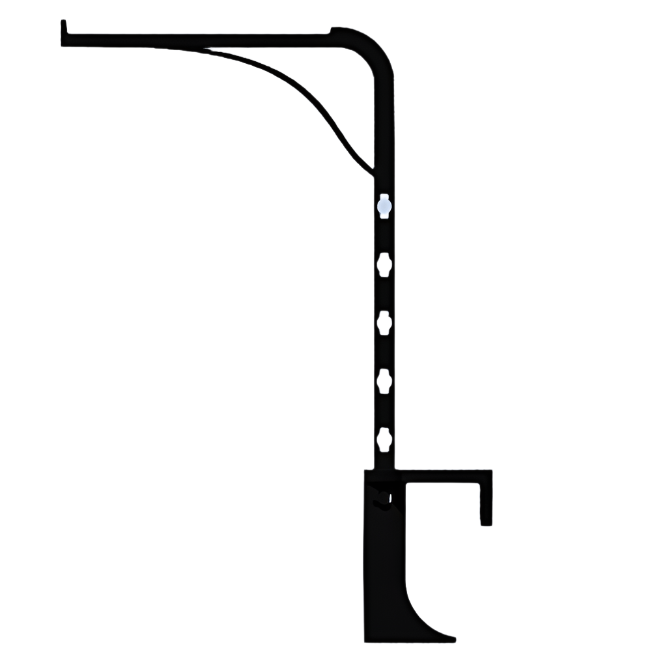 Hang-On-Back Aquarium Light Riser | 2-8 Inch Height | Adjustable Height |