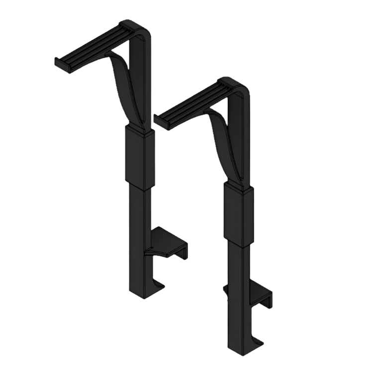 Hang-On-Back Aquarium Light Riser | 12 inch Height |